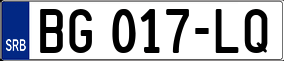 Truck License Plate